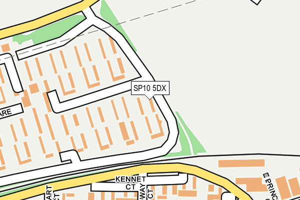 SP10 5DX map - OS OpenMap – Local (Ordnance Survey)