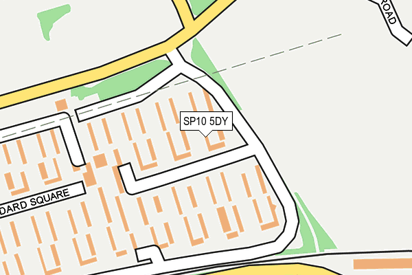 SP10 5DY map - OS OpenMap – Local (Ordnance Survey)