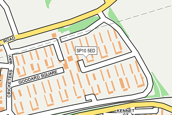 SP10 5ED map - OS OpenMap – Local (Ordnance Survey)