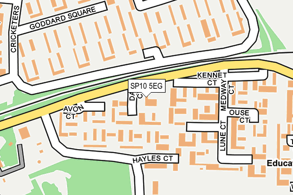 SP10 5EG map - OS OpenMap – Local (Ordnance Survey)
