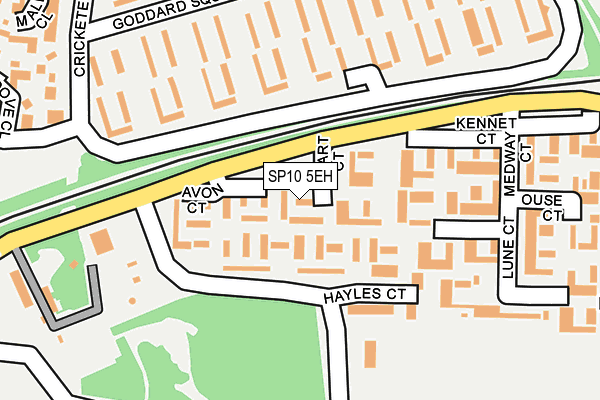 SP10 5EH map - OS OpenMap – Local (Ordnance Survey)