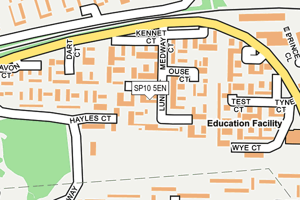 SP10 5EN map - OS OpenMap – Local (Ordnance Survey)