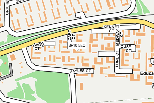 SP10 5EQ map - OS OpenMap – Local (Ordnance Survey)