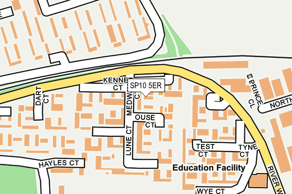 SP10 5ER map - OS OpenMap – Local (Ordnance Survey)