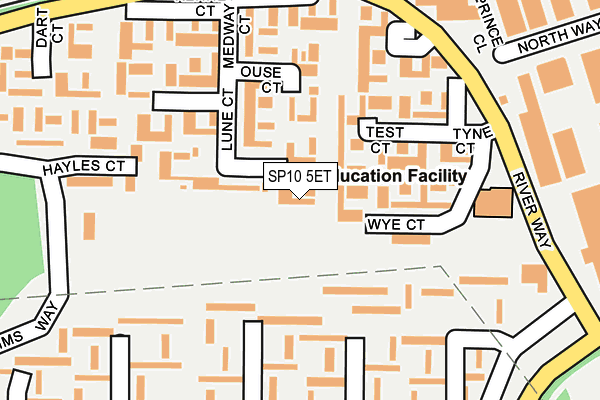 SP10 5ET map - OS OpenMap – Local (Ordnance Survey)