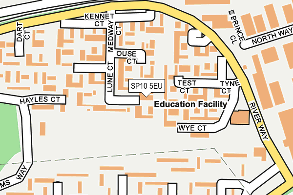 SP10 5EU map - OS OpenMap – Local (Ordnance Survey)