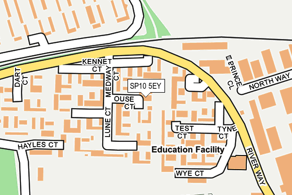 SP10 5EY map - OS OpenMap – Local (Ordnance Survey)