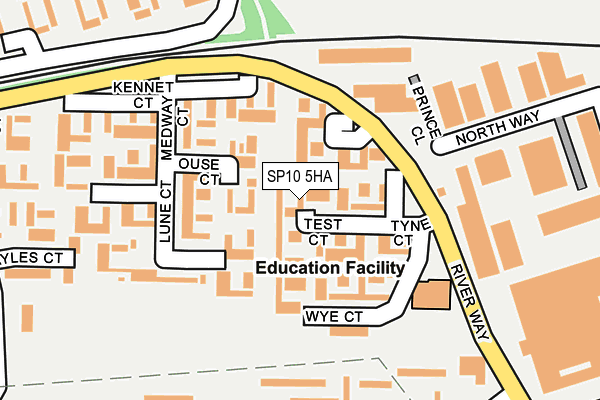 SP10 5HA map - OS OpenMap – Local (Ordnance Survey)