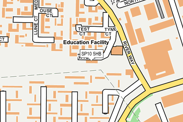 SP10 5HB map - OS OpenMap – Local (Ordnance Survey)