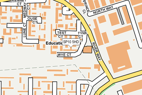 SP10 5HD map - OS OpenMap – Local (Ordnance Survey)