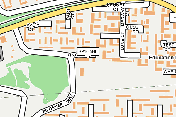 SP10 5HL map - OS OpenMap – Local (Ordnance Survey)