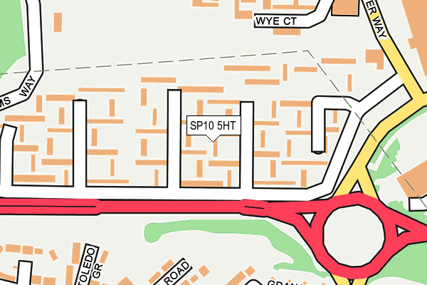 SP10 5HT map - OS OpenMap – Local (Ordnance Survey)