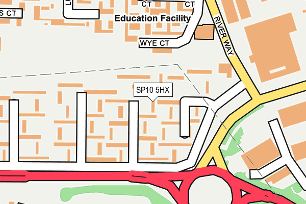 SP10 5HX map - OS OpenMap – Local (Ordnance Survey)