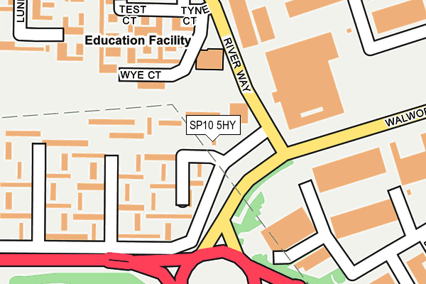 SP10 5HY map - OS OpenMap – Local (Ordnance Survey)