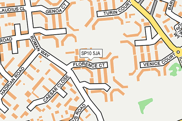 SP10 5JA map - OS OpenMap – Local (Ordnance Survey)