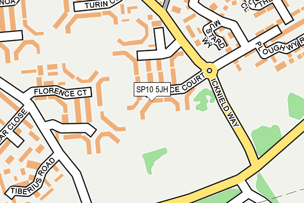 SP10 5JH map - OS OpenMap – Local (Ordnance Survey)