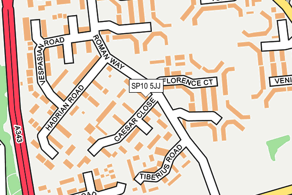 SP10 5JJ map - OS OpenMap – Local (Ordnance Survey)