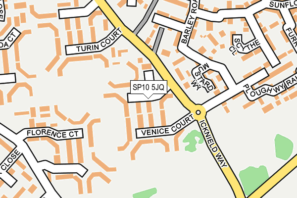 SP10 5JQ map - OS OpenMap – Local (Ordnance Survey)