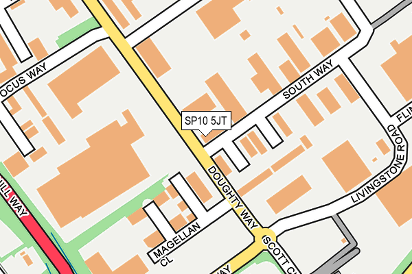 SP10 5JT map - OS OpenMap – Local (Ordnance Survey)