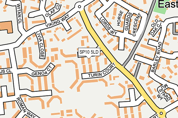 SP10 5LD map - OS OpenMap – Local (Ordnance Survey)