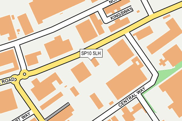 SP10 5LH map - OS OpenMap – Local (Ordnance Survey)