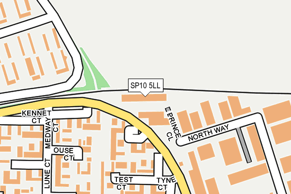 SP10 5LL map - OS OpenMap – Local (Ordnance Survey)
