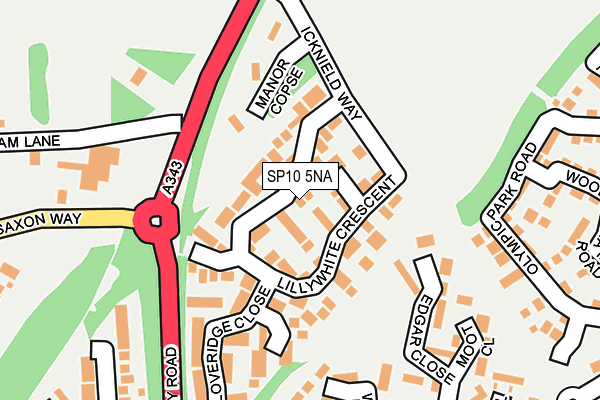 SP10 5NA map - OS OpenMap – Local (Ordnance Survey)