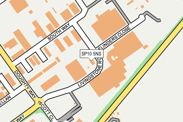 SP10 5NS map - OS OpenMap – Local (Ordnance Survey)