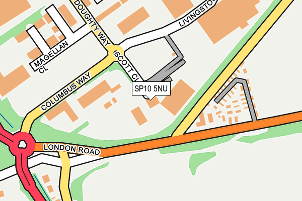 SP10 5NU map - OS OpenMap – Local (Ordnance Survey)