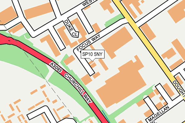 SP10 5NY map - OS OpenMap – Local (Ordnance Survey)