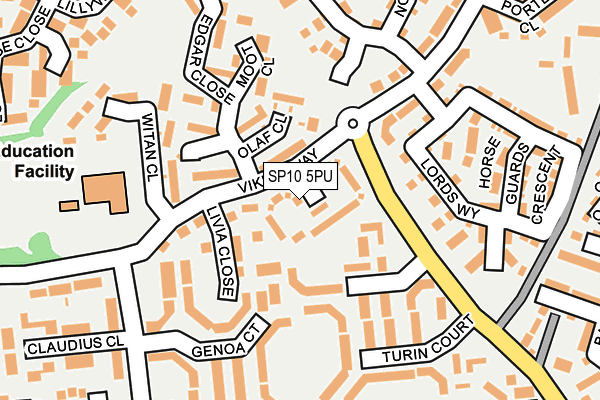 SP10 5PU map - OS OpenMap – Local (Ordnance Survey)