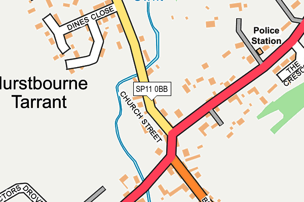 SP11 0BB map - OS OpenMap – Local (Ordnance Survey)