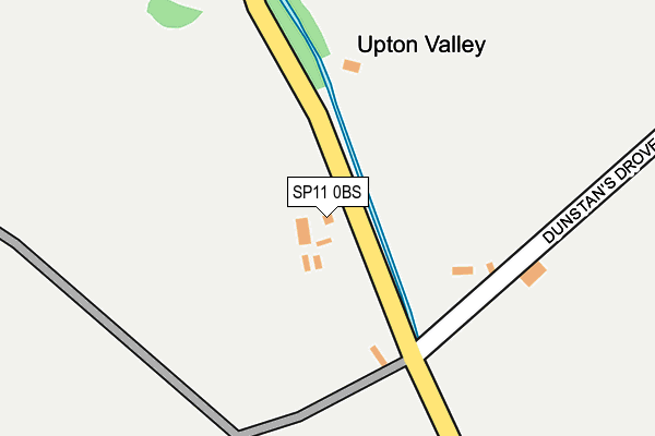 SP11 0BS map - OS OpenMap – Local (Ordnance Survey)