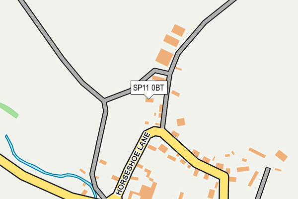 SP11 0BT map - OS OpenMap – Local (Ordnance Survey)