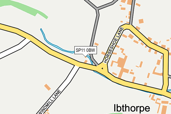 SP11 0BW map - OS OpenMap – Local (Ordnance Survey)