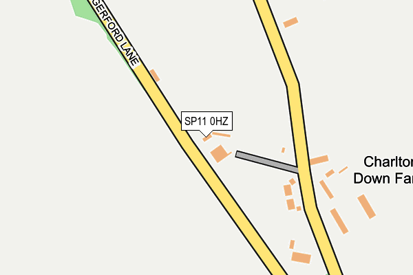 SP11 0HZ map - OS OpenMap – Local (Ordnance Survey)