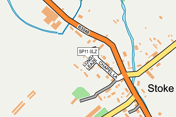 SP11 0LZ map - OS OpenMap – Local (Ordnance Survey)