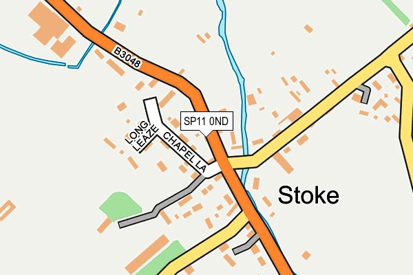 SP11 0ND map - OS OpenMap – Local (Ordnance Survey)