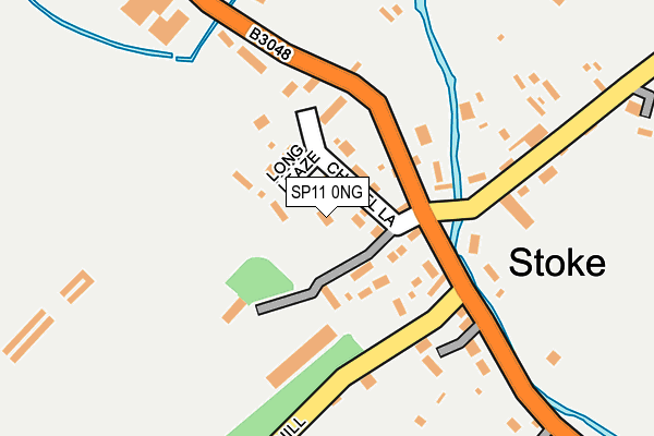 SP11 0NG map - OS OpenMap – Local (Ordnance Survey)