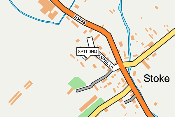 SP11 0NQ map - OS OpenMap – Local (Ordnance Survey)