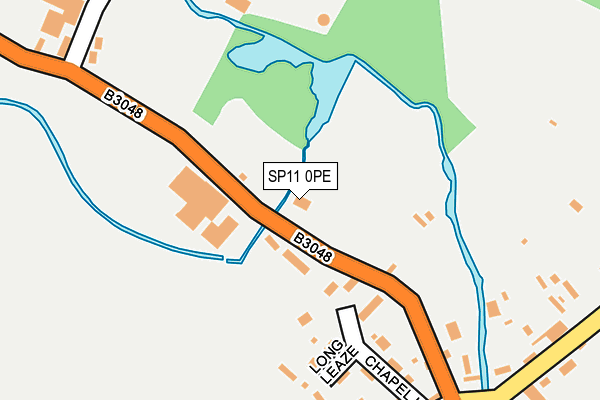 SP11 0PE map - OS OpenMap – Local (Ordnance Survey)
