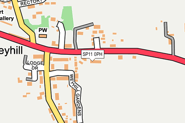 SP11 0PH map - OS OpenMap – Local (Ordnance Survey)
