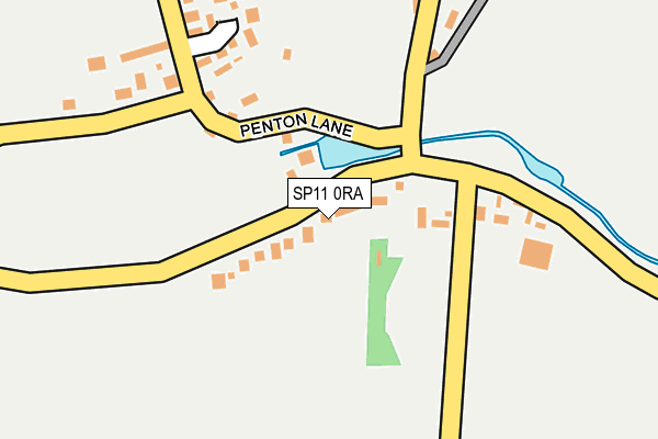 SP11 0RA map - OS OpenMap – Local (Ordnance Survey)