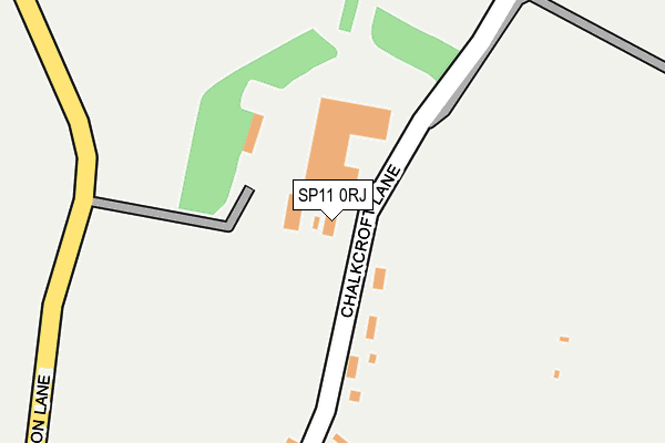 SP11 0RJ map - OS OpenMap – Local (Ordnance Survey)