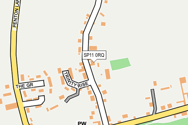 SP11 0RQ map - OS OpenMap – Local (Ordnance Survey)
