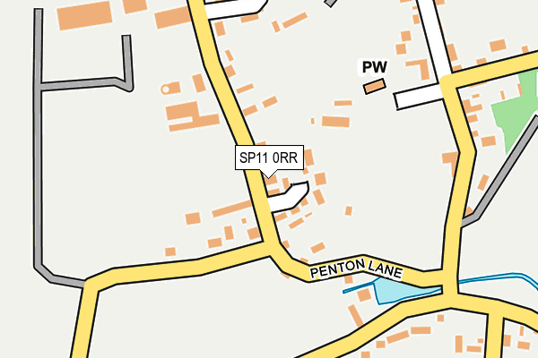 SP11 0RR map - OS OpenMap – Local (Ordnance Survey)