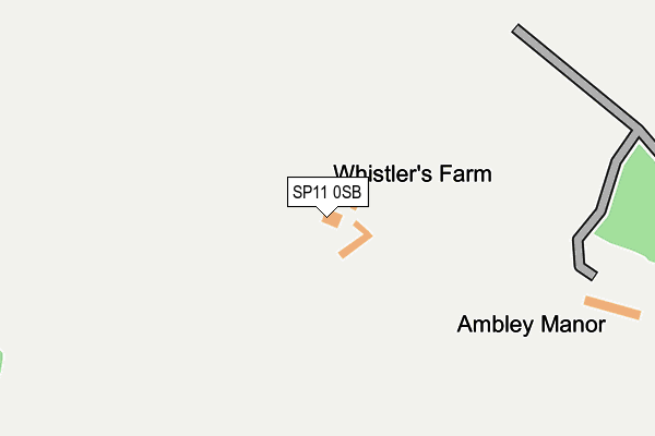 SP11 0SB map - OS OpenMap – Local (Ordnance Survey)