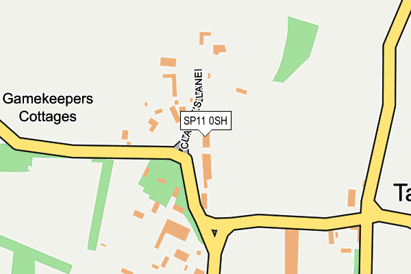 SP11 0SH map - OS OpenMap – Local (Ordnance Survey)