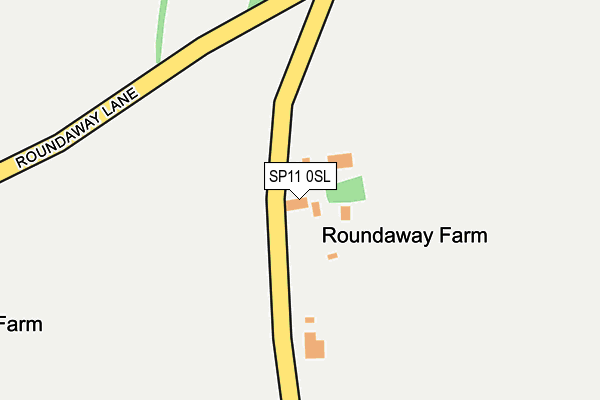 SP11 0SL map - OS OpenMap – Local (Ordnance Survey)