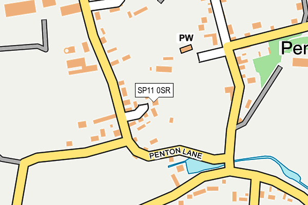 SP11 0SR map - OS OpenMap – Local (Ordnance Survey)